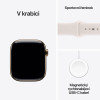 Apple Watch Series 11 GPS + Cellular 46mm Gold Titanium Case with Light Blush Sport Band - S/M