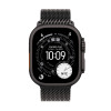 Apple Watch Ultra 3 GPS + Cellular Black Titanium Case with Black Titanium Milanese Loop - Medium