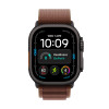 Apple Watch Ultra 4 Black Titanium, Burgundy Alpine, S