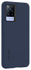 Vivo V21 5G Silicone Cover, Dark Blue