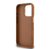 Guess 4G Logo Stand Camera Frame iPhone 16 Pro, Brown