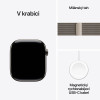 Apple Watch Series 11 GPS + Cellular 42mm Natural Titanium Case with Natural Milanese Loop