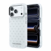 Karl Lagerfeld Rhinestones iPhone 18 Pro,White