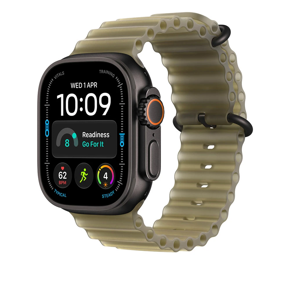 Apple 49mm Translucent Kelp Ocean Band Black Titan – náhled 2