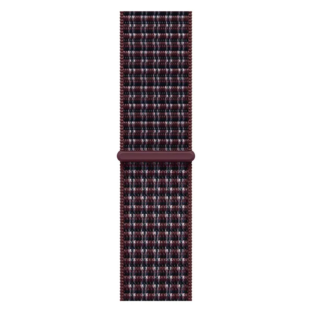 Apple 40mm Burgundy Plaid Sport Loop