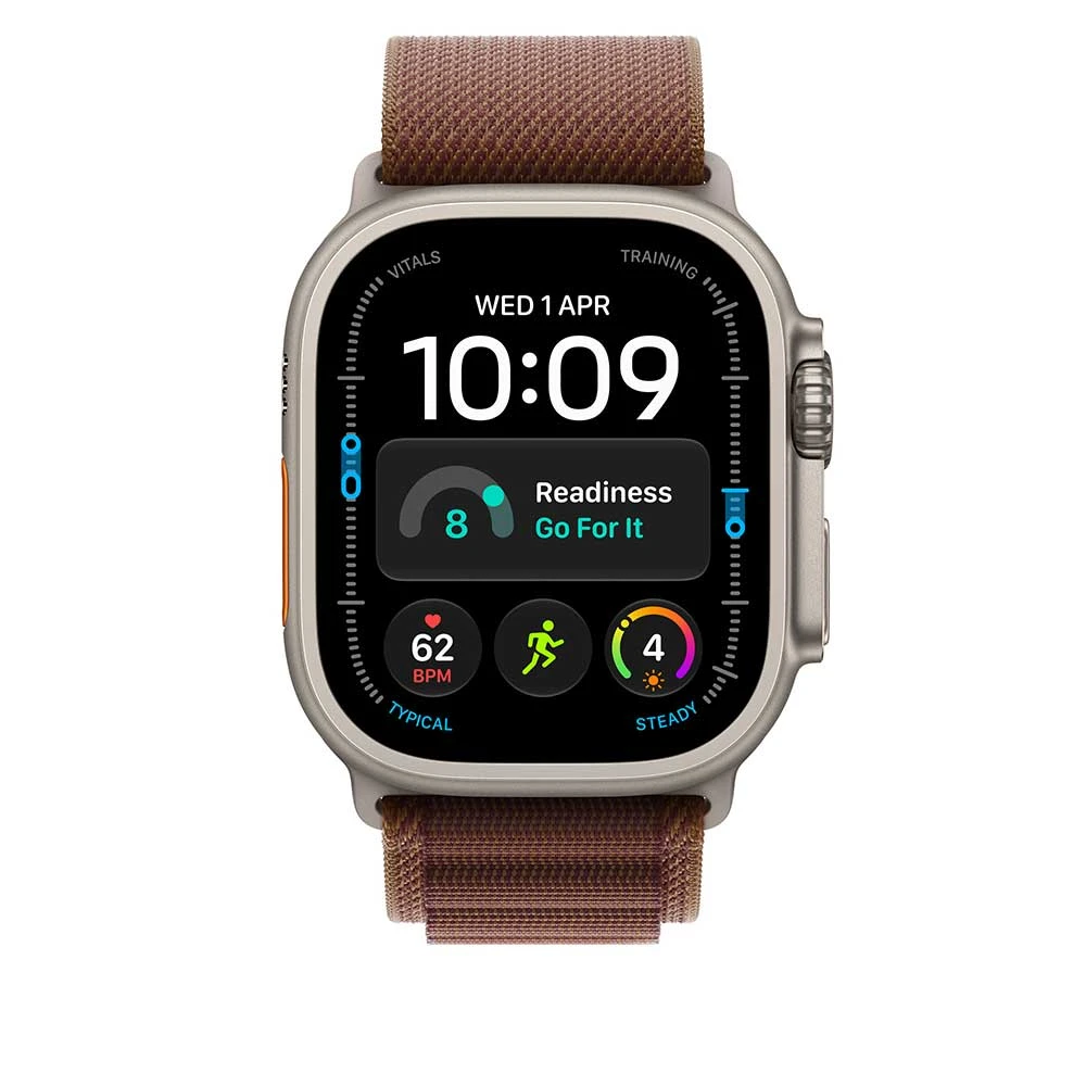 Apple 49mm Burgundy Alpine Loop M – Natural Titan – náhled 3