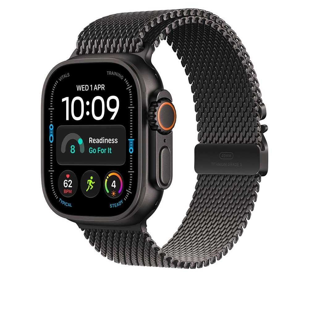 Apple 49mm Black Titanium Milanese Loop – Small – náhled 2