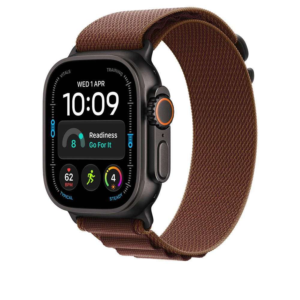 Apple 49mm Burgundy Alpine Loop L – Black Titanium – náhled 2