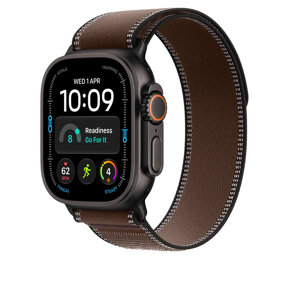 Apple 49mm Dark Umber Trail Loop S / M – Black Titan – náhled 2