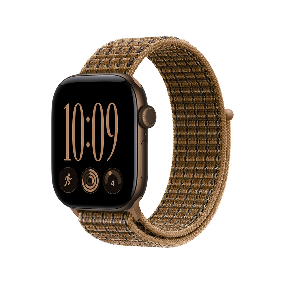 Apple 46mm Light Umber Plaid Sport Loop – náhled 2