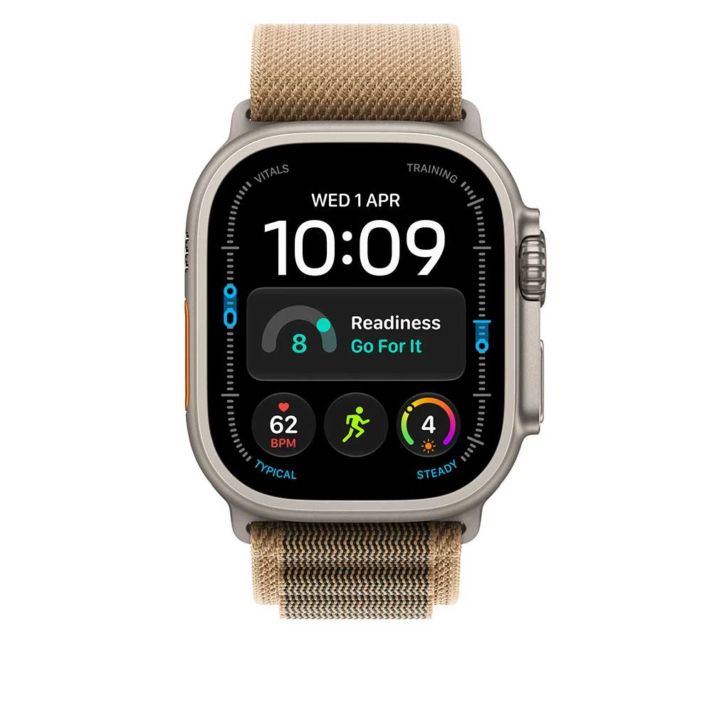 Apple 49mm Desert Alpine Loop – M – Natural Titan – náhled 3