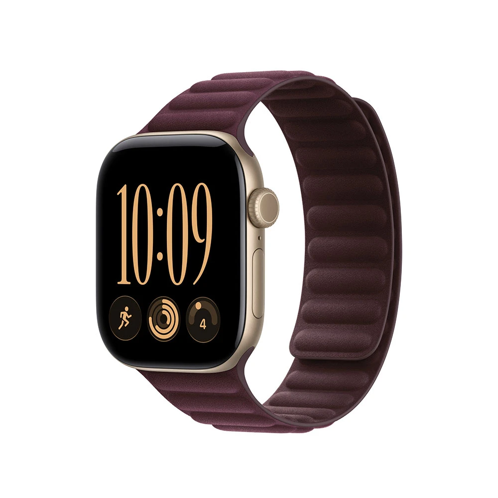 Apple 46mm Burgundy Magnetic Link – S / M – náhled 2
