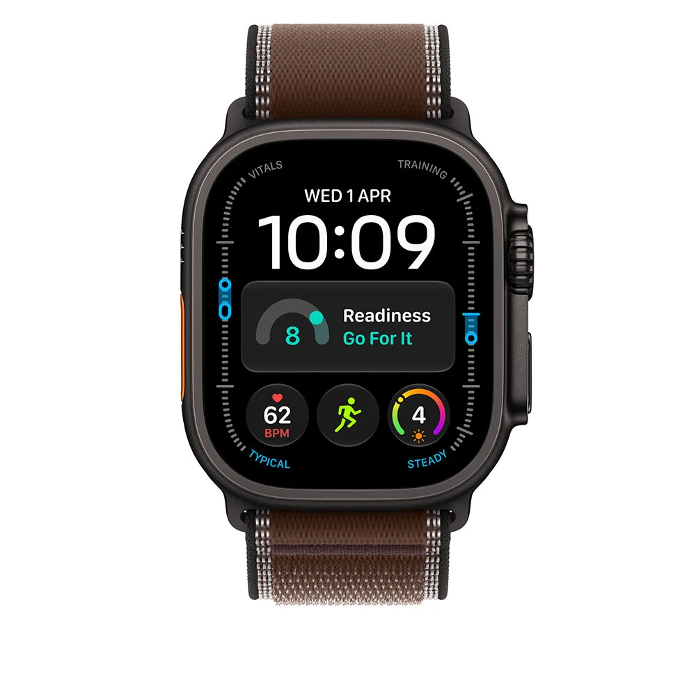 Apple 49mm Dark Umber Trail Loop S / M – Black Titan – náhled 3