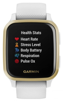 Garmin Venu SQ, LightGold/White Band