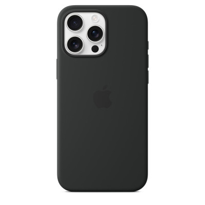 iPhone 16 Pro Max Silicone Case MagSafe Black