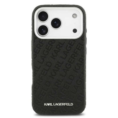 Karl Lagerfeld Grained PU MagSafe iPhone 17 Pro
