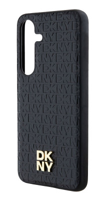 DKNY Repeat Pattern Stack Logo Galaxy S24, Black
