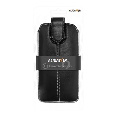 Aligator FLEXI-POCKET pouzdro L 164x90x10mm, Black