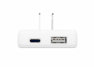 SWISSTEN GaN travel nabíječka USB-C+USB-A 65W
