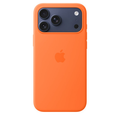 iPhone 17 Pro Max Silicone Case MagSafe – Orange