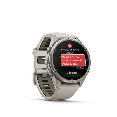Garmin fenix 9 Pro inReach 43mm Titanium/FogGray SportBand