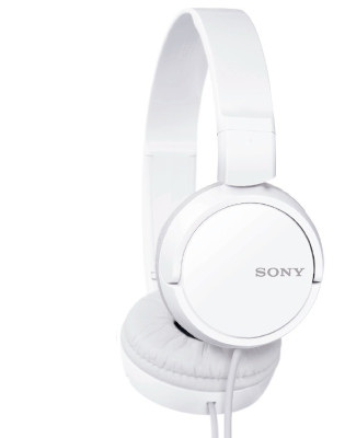 Sony MDR-ZX110W sluchátka 30mm s mostem, White