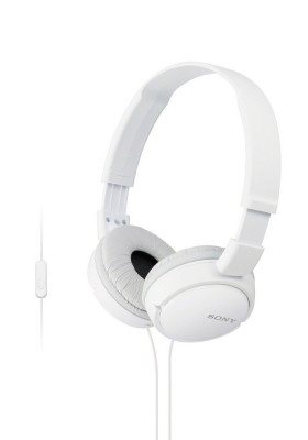 Sony MDR-ZX110APW HF sluchátka 30mm s mostem,White