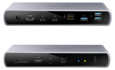 Hyper Thunderbolt 4 - dokovací stanice, Silver