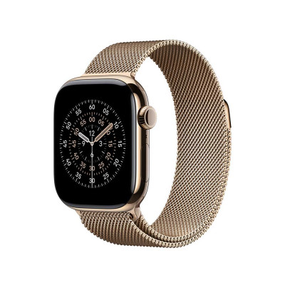 Apple 46mm Gold Milanese Loop - S/M