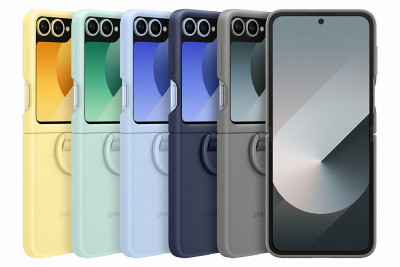 Samsung Silicone Case Z Flip6/Flip7 FE, Gray