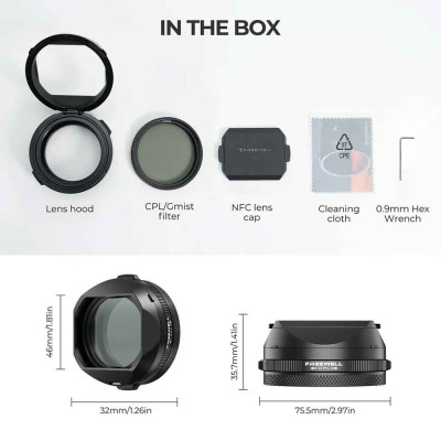 FREEWELL Nikon NIKKOR Z 40mm f/2 Real Lens Hood