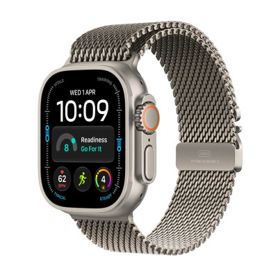 Apple Watch Ultra 4 Natural Titanium, Natural Titanium Milanese, S