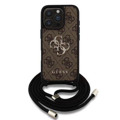 Guess PU 4G M. Logo Crossbody iPhone 16 Pro Max,Br