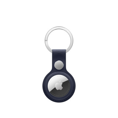 AirTag FineWoven Key Ring - Navy