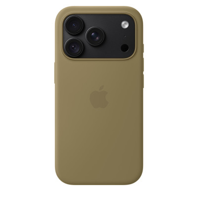 iPhone 18 Pro Silicone Case with MagSafe Olive