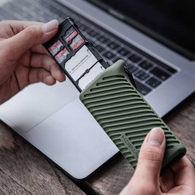PGYTECH CM High-speed Card Reader Case Moss Green