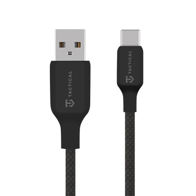Tactical Stitch Thread Cable USB-A/USB-C 0.3m Blac
