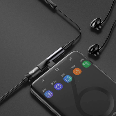 Baseus CATL41-01 rozbočovač USB-C/3,5mm jack Audio