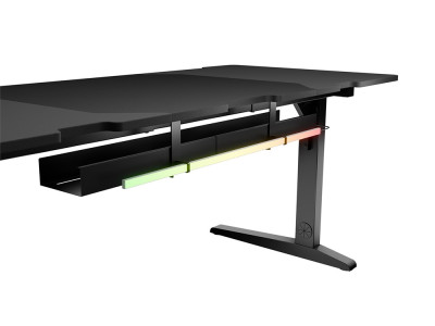Herní stůl Genesis HOLM MODULAR 160 ROHOVÝ, RGB