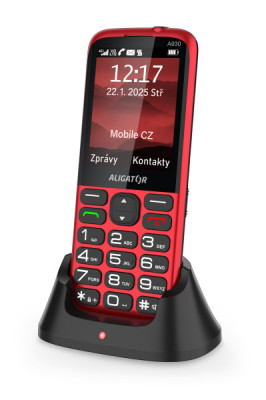 Aligator A930 GPS Senior Red