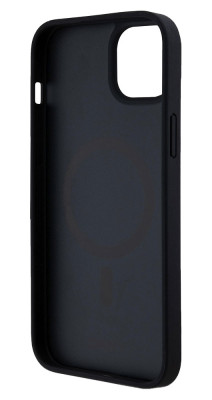 DKNY Repeat Pattern Stack Logo iPhone 15 Plus,Blac
