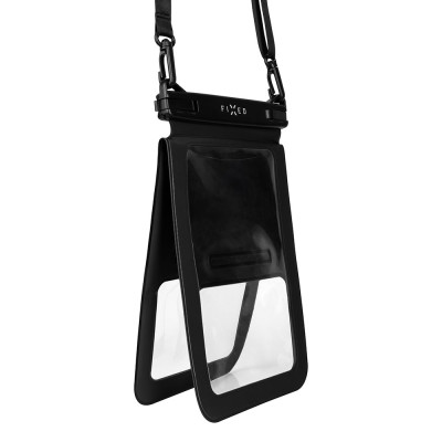 FIXED Float Twin voděodolné pouzdro IPX8, Black