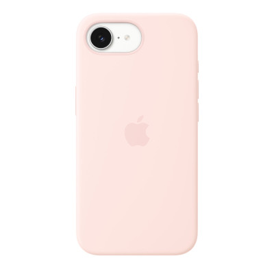 iPhone 17e Silicone Case with MagSafe – Soft Pink