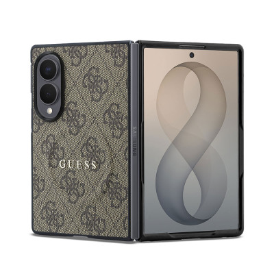 Guess 4G Ring Magsafe kryt Galaxy Z Fold 8 Brown