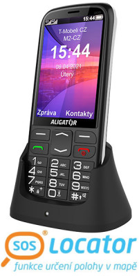 Aligator A830 Senior Black + stol.nab.