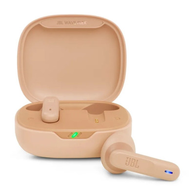 JBL Wave Flex bezdrátová sluchátka, Beige
