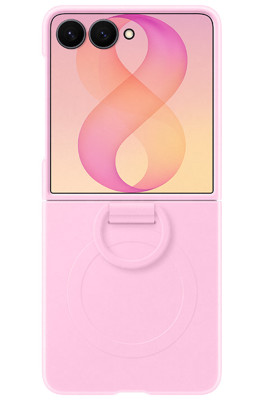 Samsung Silicone Ring Magnet Galaxy Z Flip8, Pink