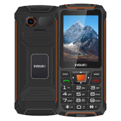 EVOLVEO StrongPhone Z6 Černo-oranžový