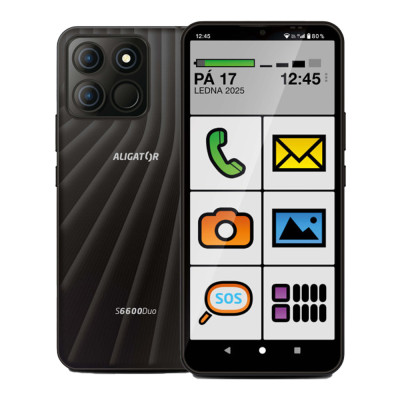 Aligator S6600 SENIOR 64GB Black