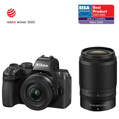 Nikon Z50II + 16-50mm DX + 50-250mm DX